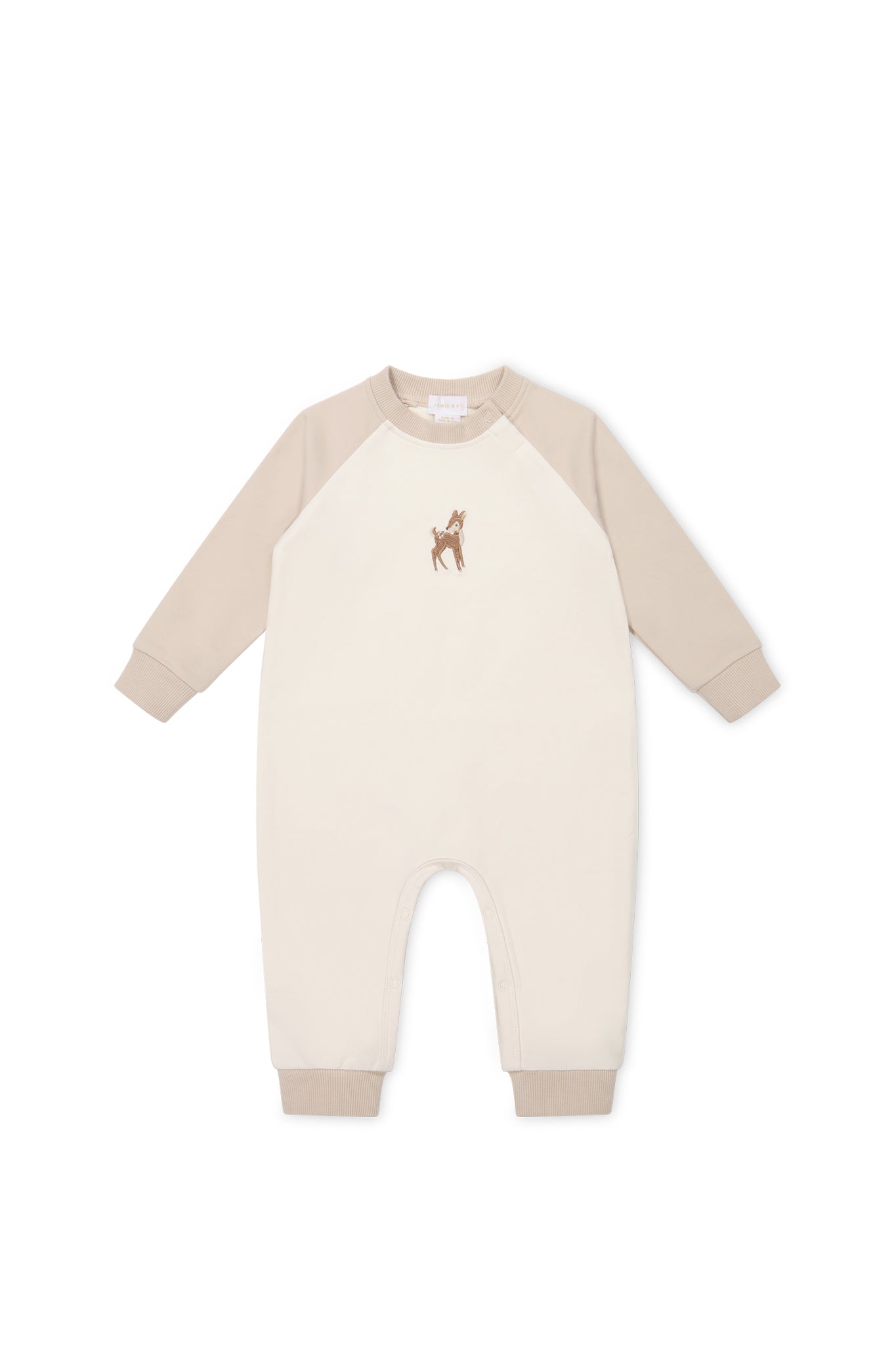 Organic Cotton Tao Sweatshirt Onepiece - Fable Deer Cloud