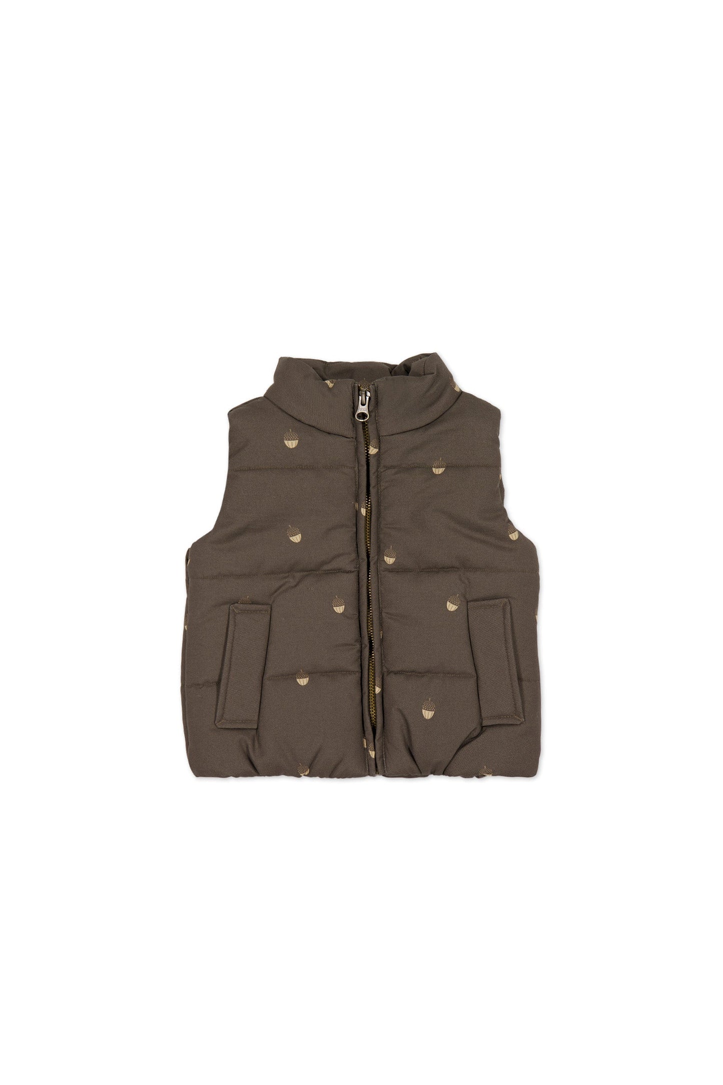 Rudi Puffer Vest - Acorn Wolf